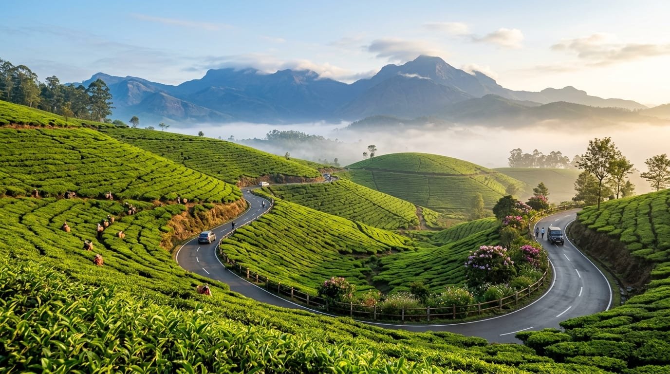 Munnar Tea Hills Scenic Drive
